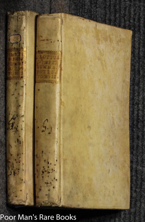 De Imperio Summar Potestatum Circa Sacra [ Vellum 1780 Complete]
