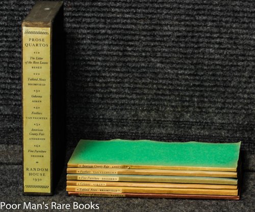 Prose Quartos [six Vols In Slipcase]