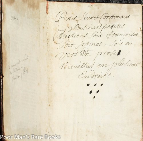 Handwritten Journal Circa 1700-1760