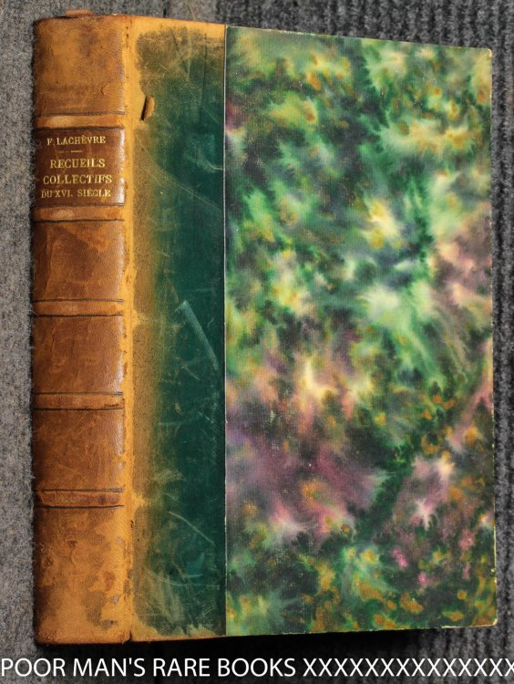 Bibliographie Des Recueils Collectifs De Poesies Du Xvie Sicle [1922]