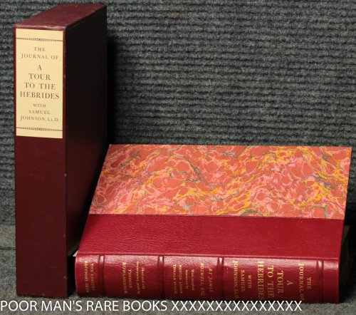 The Journal Of A Tour To The Hebrides With Samuel Johnson [ Limited Editions Club 1974]
