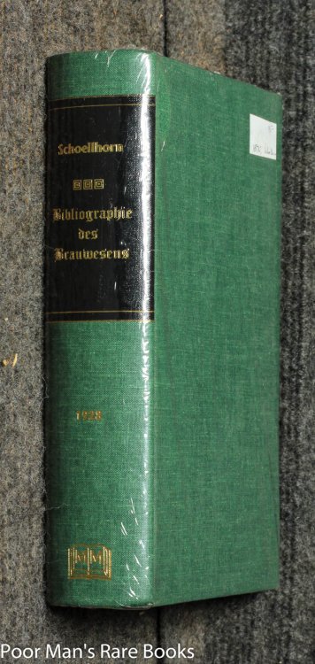 Bibliographie Des Brauwesens [ Limited Edtition Facsimile]