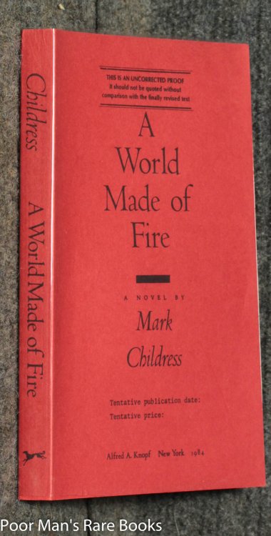 A World Made Of Fire [ Uncorrected Proof]
