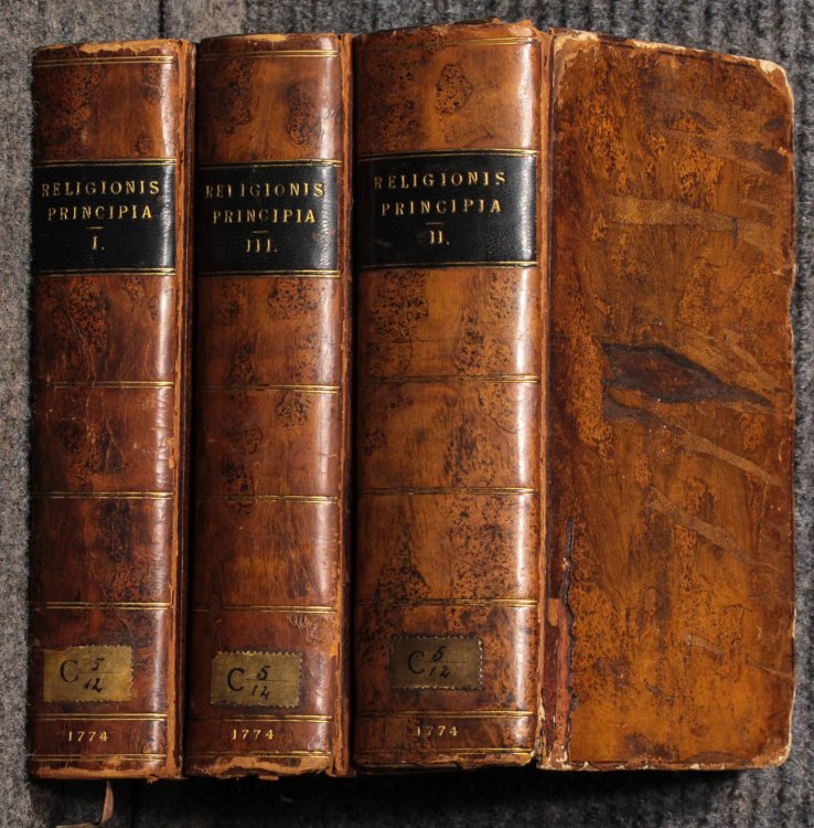Religionis Naturalis Et Revelatae Principia In Usum Academicae Juventutis [ct In 3 Volumes]