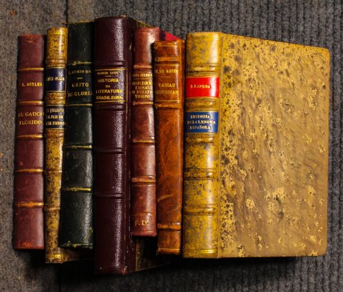 7 Leather Volumes 1894-1952, South American