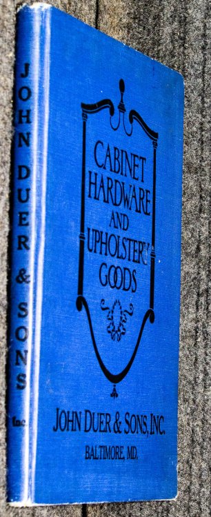 Cabinet And Drapery Hardware, Uyphosltery And Drapery Fabrics. 1927