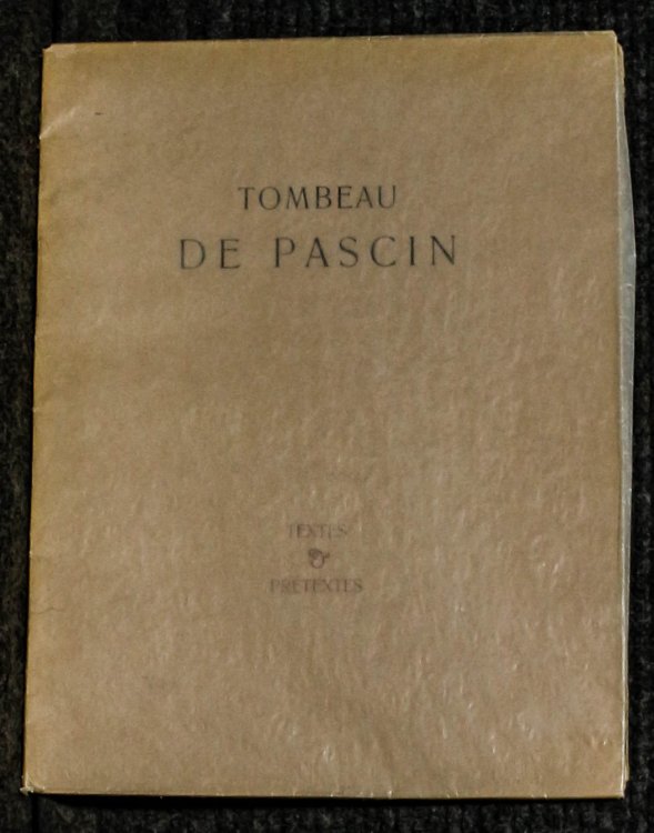 Tombeau De Pascin