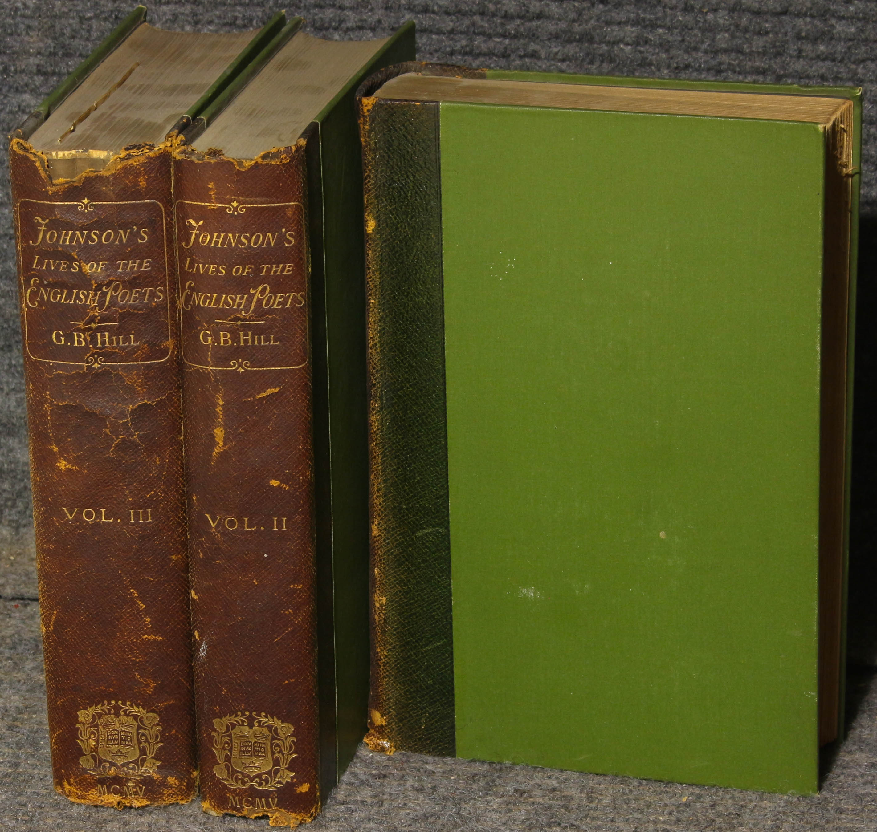 Lives Of The English Poets 3 Vols Ct Biographies