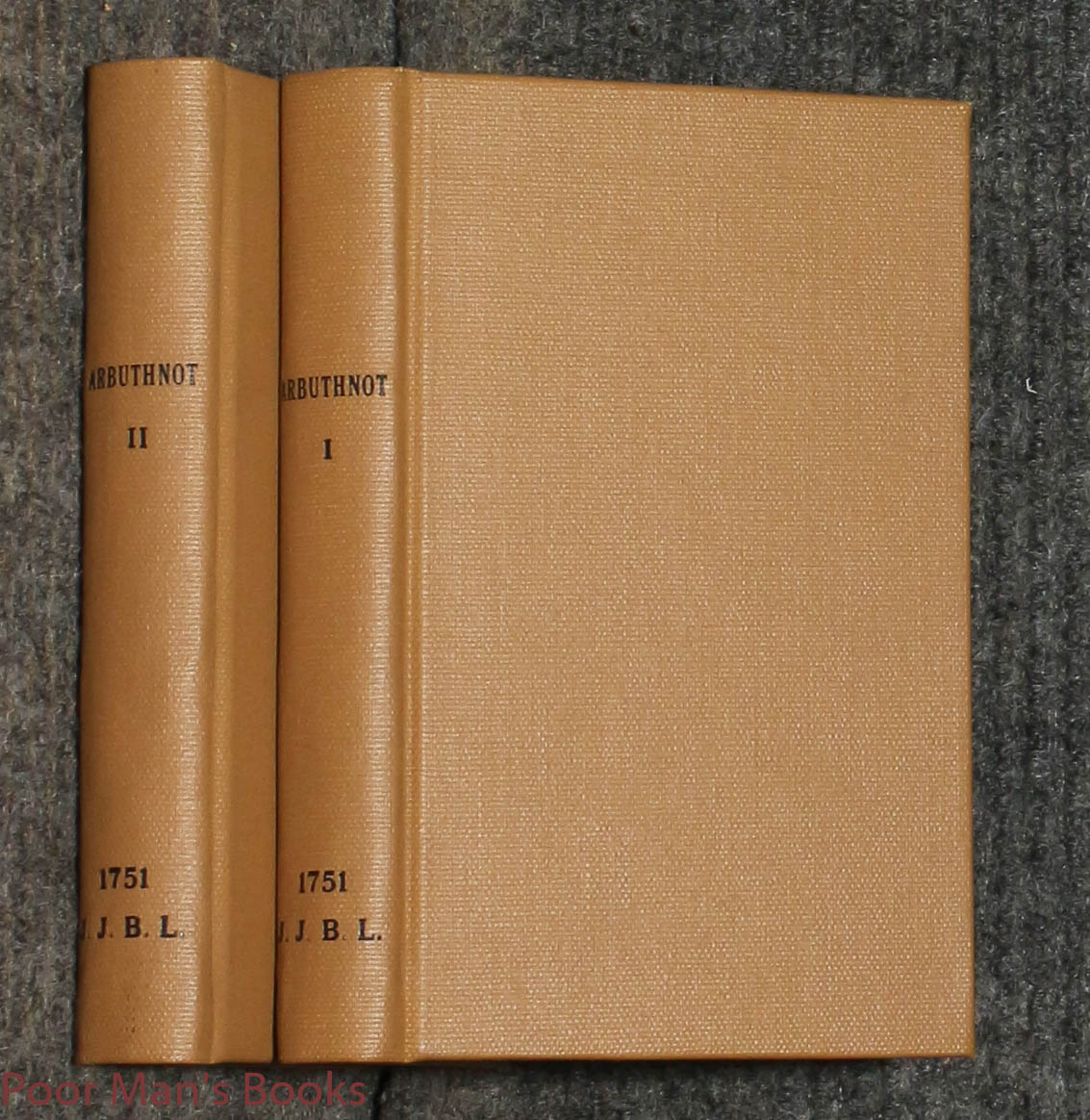 The Miscellaneous Works Of The Late Dr. Arbuthnot 1751 2nd Ed Complete In Two Volumes