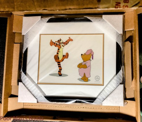 [ Disney] Limited Edition Sericel. Bouncing Back To Bed, From Scene 217 Of Winnie The Pooh And The Blustery Day (1968).