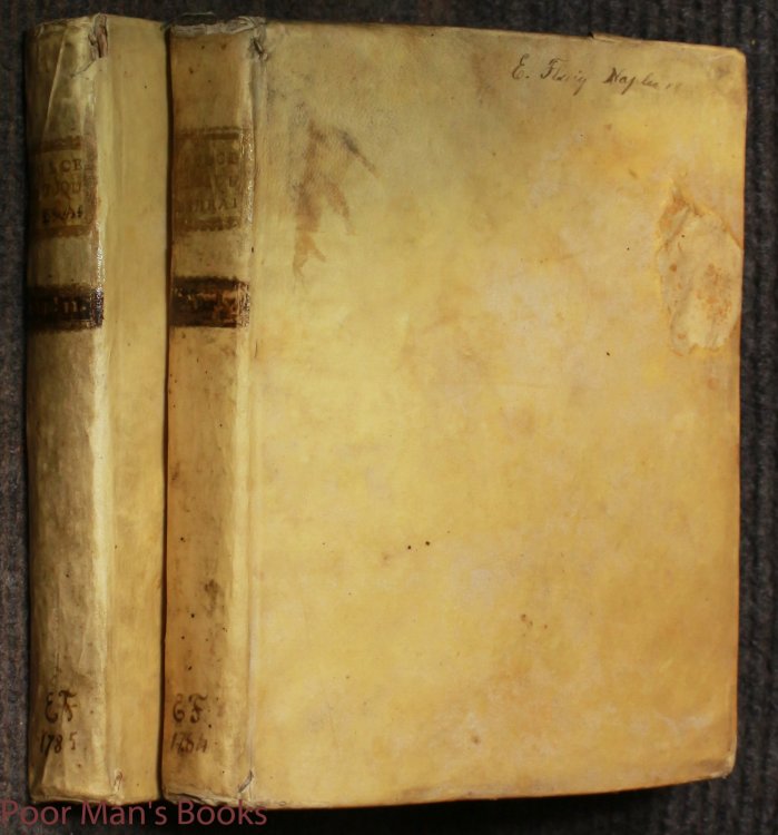 Nunc Primum In Lucem Editum . 2 Volumes. Full contemporary Vellum binding
