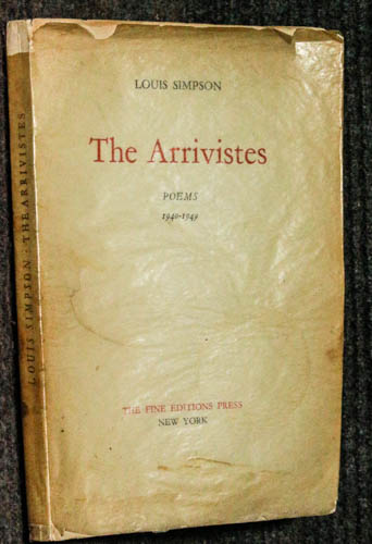 The Arrivistes: Poems 1940-1949 [signed] Glassine Dj