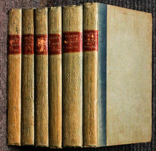 The Works William Paley 1830 [6 Vols Complete]