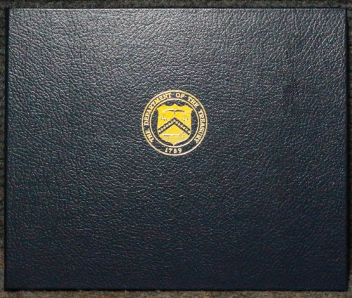 Retirement Of Alfred J Maier From 40 Years Of Service To The Government Of The United States Of America, Signed By W E Douglas. Blue Leather Folder. With Two Pieces Of Correspondence Signed By Shirely Green Assistant To The President.
