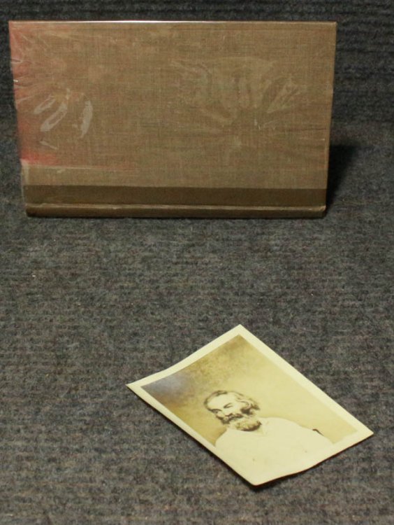 Walt Whitman.signed By Saunders On The Limitation Page. Previously Unpulished Brady Photo Of Whitman