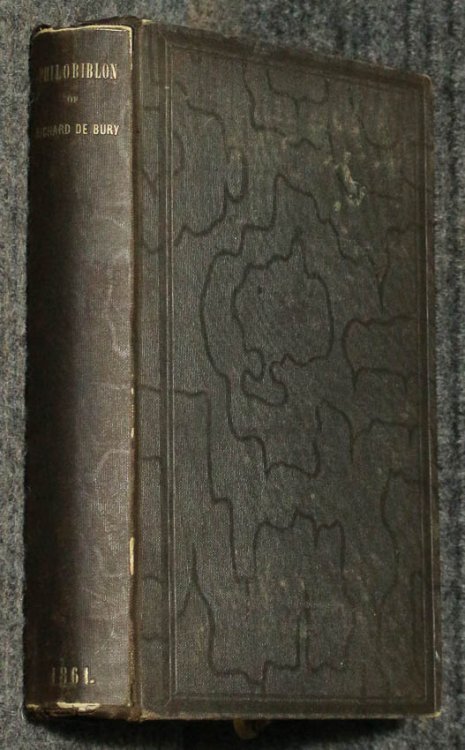 Philobiblion A Treatise On The Love Of Books 1861 Presented By Publisher To [cjf ] Ingersoll Esq Ltd Ed 250