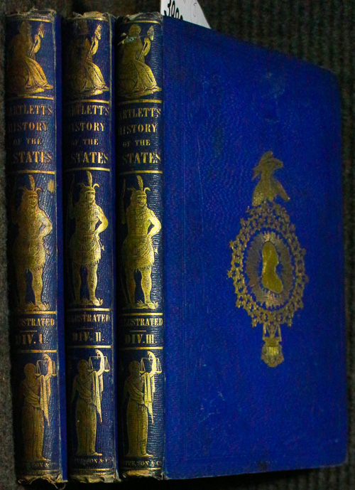 The History Of The United States. London & New York: George Virtue, No Date [circa 1856]. Three Volumes From Two, 1856, Number Of Plates 39894