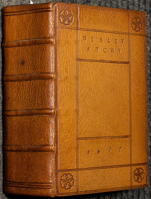 Biblia Sacra Vulgatae Editionis Sixtiv. Pont. Max. Jussu Recognita Et Clentis VIII Finely Bound
