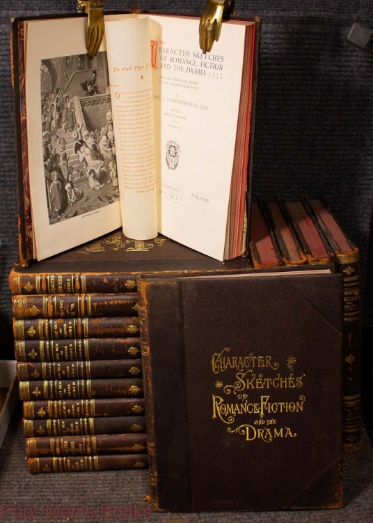 Great Men And Famous Women - A Series Of Pen And Pencil Sketches Of The Live Of More Than 200 Of The Most Prominent Personages In History, 8 Volumes, Along With Character Sketches Of Romance, Fiction And The Drama - 8 (eight) Volume Set [16 Vols total]
