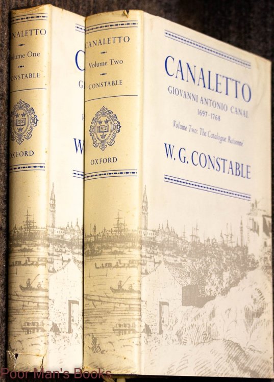 Canaletto. Giovanni Antonio Canal 1697-1768. 1-2, 1961 Dj True First