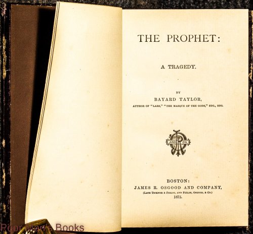 The Prophet: A Tragedy