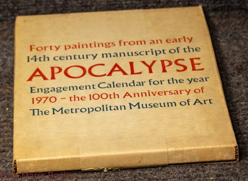 1970 Metropolitan Museum Of Art Apocalypse Calendar Planner Book