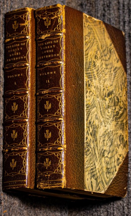 Life Of Robert Louis Stevenson 1901 Leather