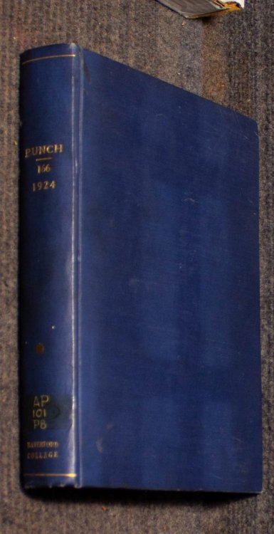 Punch Vol. Clxvi. January-june 1924 [with Milne's 'pooh' First Appearance] When We Were Very Young, P157 Illustrated