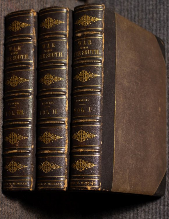 The War With The South A History Of The Great Rebellion 1862 3 Vols Color Maps Illustrations