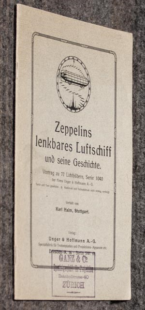 Zeppelins Lenkbareslustshiff Und Seine Gesichte