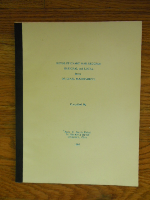Revolutionary War Records National and Local from Original Manuscripts