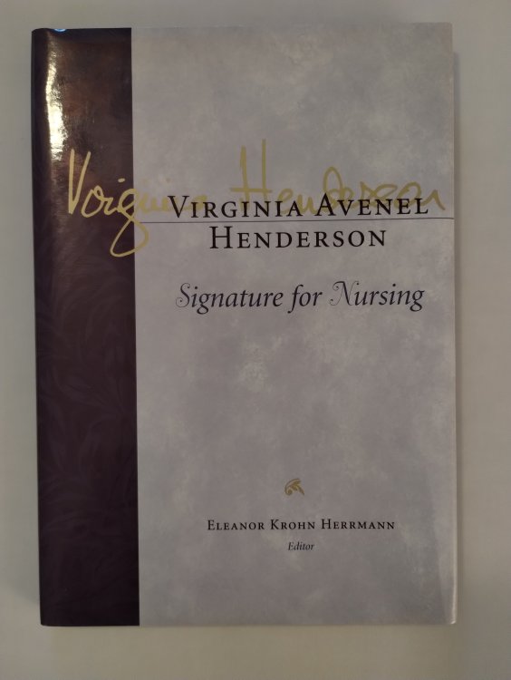 Virginia Avenel Henderson Signature for Nursing