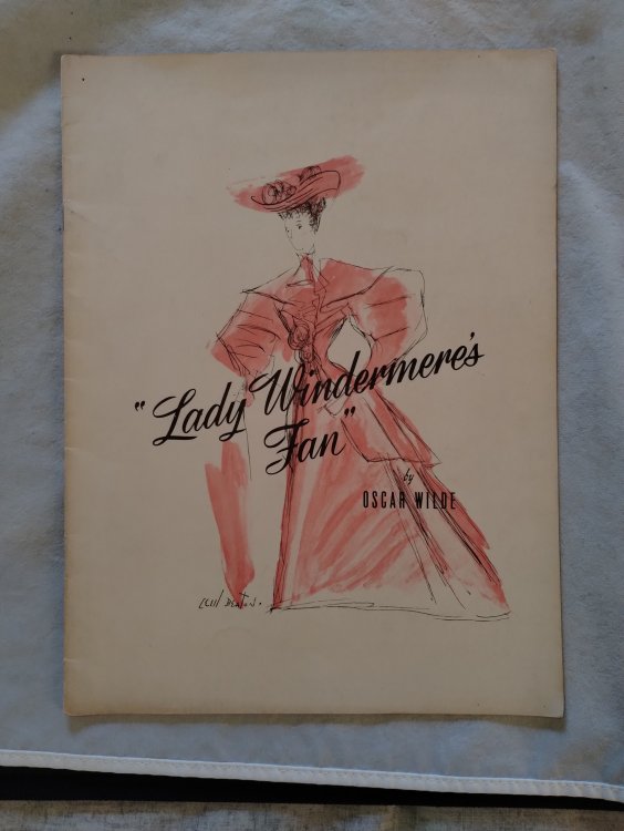 Lady Windermere's Fan Theatre Program Presenting Cornelia Otis Skinner