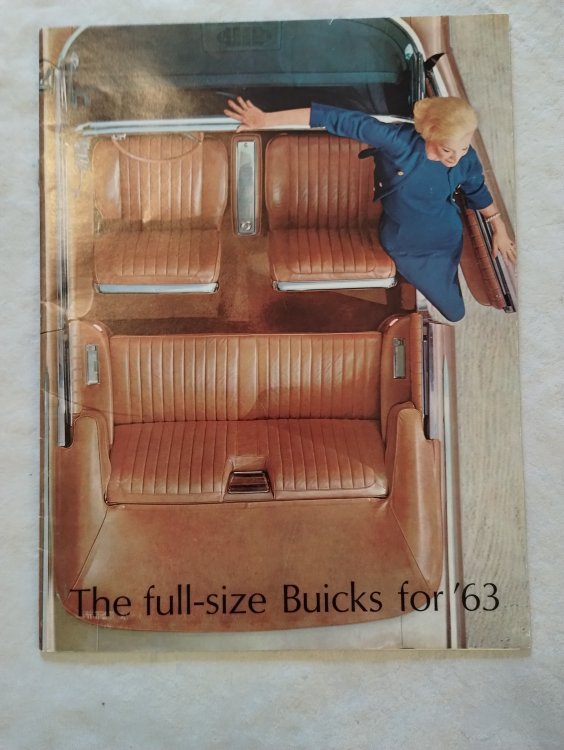 The Full-size Buicks for '63 (Color Illustrated Dealership Stationery laid--in)