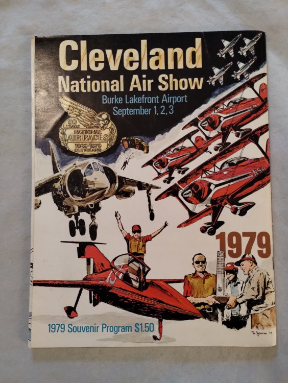 Cleveland National Air Show Burke Lakefront Airport September 1,2,3, 1979 Souvenir Program