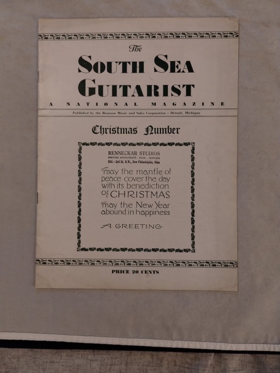 The South Sea Guitarist A National Magazine; Christmas Number December, 1936