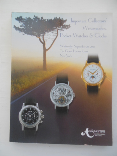 Important Collectors' Wristwatches, Pocket Watches & Clocks