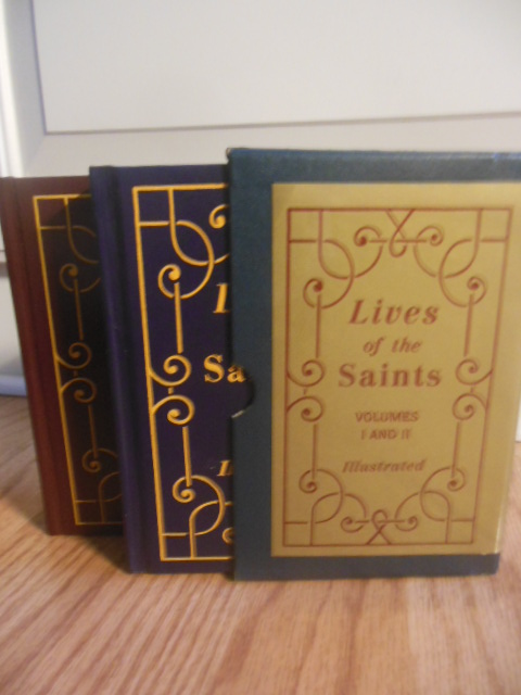 Lives of the Saints For Every Day of the Year Volumes I and II Illustrated IIn Slipcase)