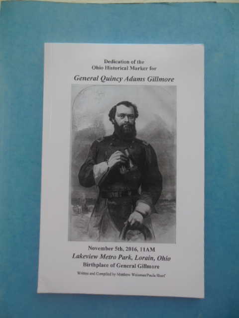 Image for Dedication of the Ohio Historical Marker for General Quincy Adams Gillmore November 15, 2016 Dedication of the Ohio Historical Marker for General Quincy Adams Gillmore November 15, 2016