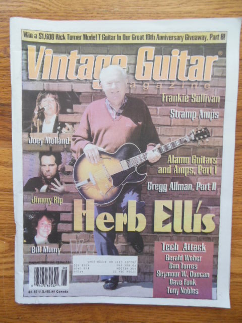 Vintage Guitar Magazine August 1996