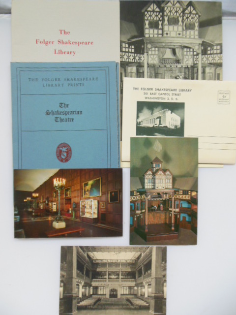 The Folger Shakespeare Library Ephemera (7 pieces)