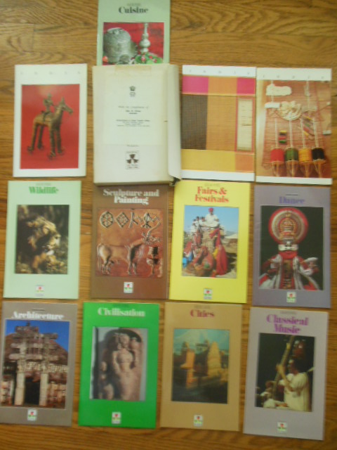 Festival of India in the United States 1985-1986 12 Booklets in Original Box from the Government of India Tourist Office