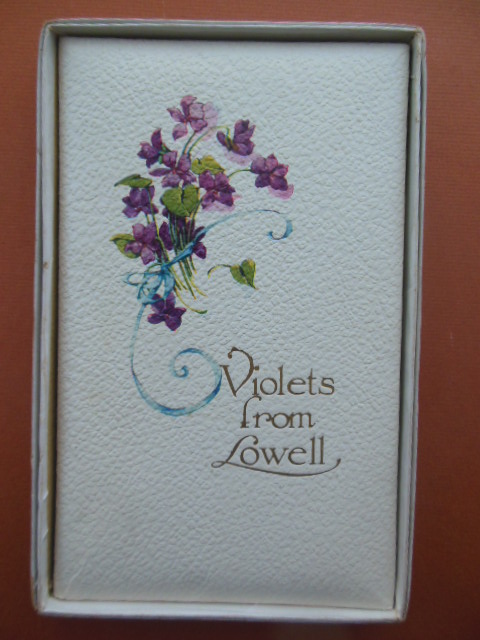 Violets From Lowell (Gift Book in Original Box 1912)