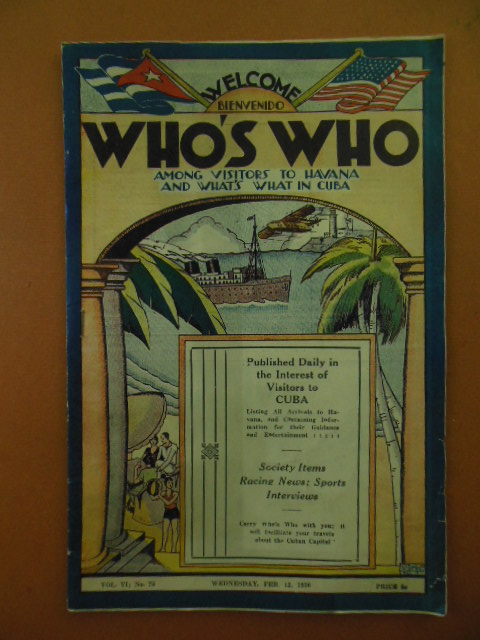 Who's Who Among Visitors And What's What In Cuba (Feb. 12, 1936)
