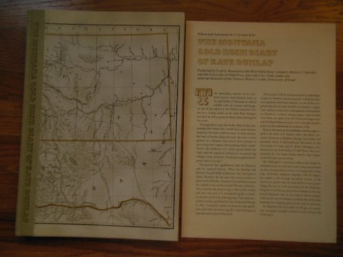 The Montana Gold Rush Diary of Kate Dunlap (Publisher's Insert Laid-in