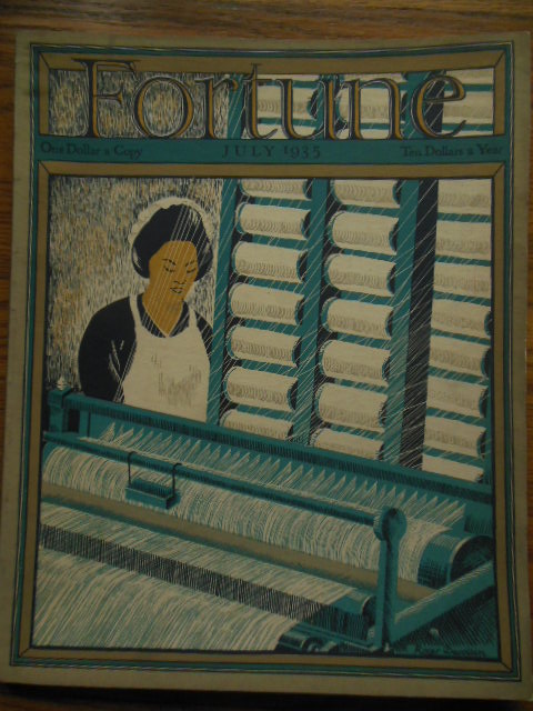 Fortune Magazine July, 1935 (Anheiser-Busch, Women In Business, Restoring Williamsburg, U.S. Smelting & Refining)