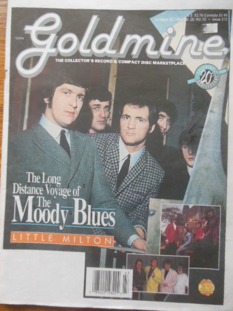 The Goldmine Magazine October 28, 1994 20th Anniversary Issue (The Moody Blues)