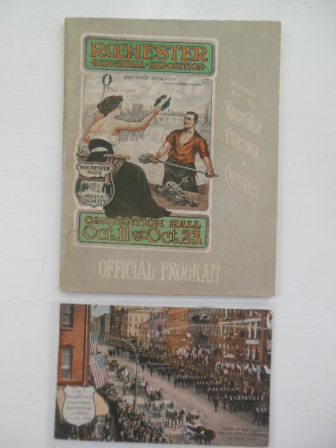 Official Program of the Second Rochester Industrial Exposition Oct. 11-23, 1909 (Color Postcard Laid-in)