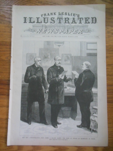 Frank Leslie's Illustrated Newspaper March 16, 1889