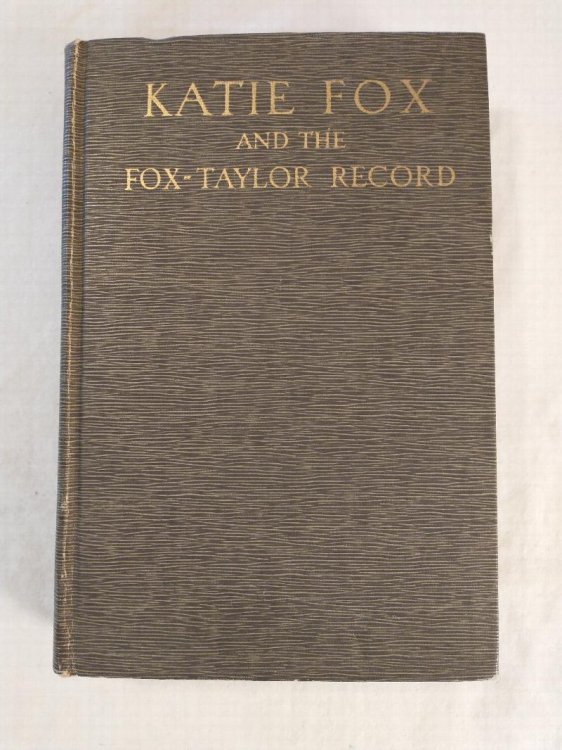 KATIE FOX AND THE FOX -TAYLOR RECORD